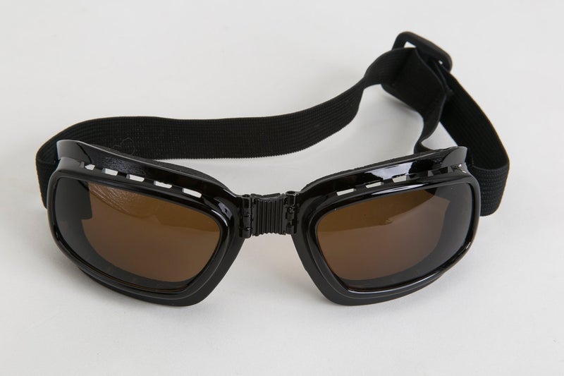 Jacobson Hat Company Men's Aviator Hat and Goggles, Black, Adult - Image 5